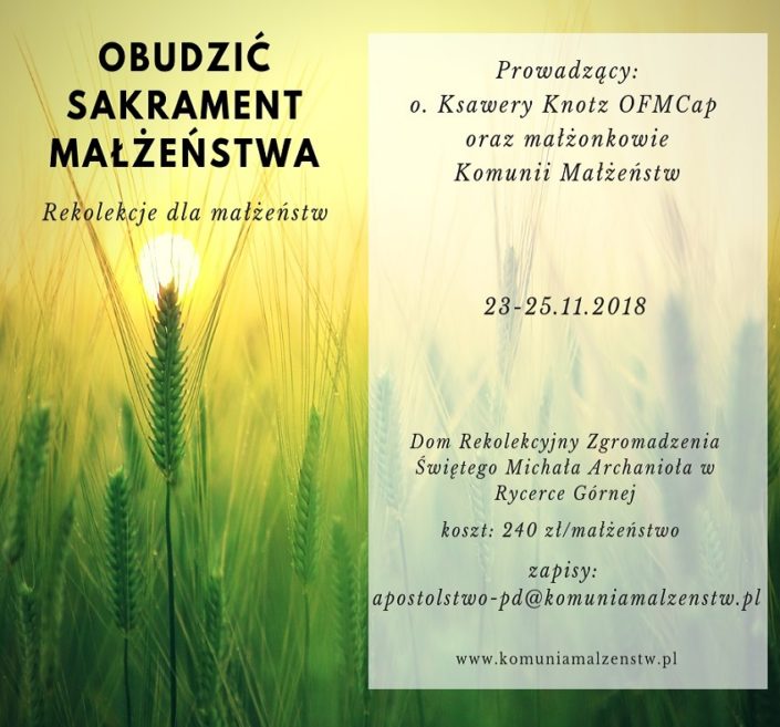 Obudzić sakrament małżeństwa Obudzić sakrament małżeństwa